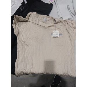 Eleventy-Round Neck T-Shirt with Pocket-Beige-SM